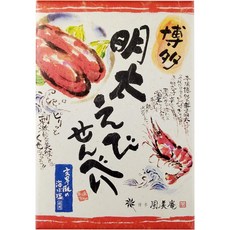 하카타 매운 명란 새우 전병 센베이 14장, 1개