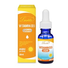 Lovita愛維他 維生素D3滴液 400IU(30ml), 1個, 30ml