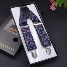 男士英倫復古西褲商務背帶吊帶夾