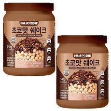 아임푸디 맛있는 초코맛 단백질 쉐이크 고단백 저당 프로틴 단백질보충제, 2개, 540g
