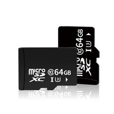 MicroSD 記憶卡 支援手機平板監視器 4K攝影, 1個, 64GB