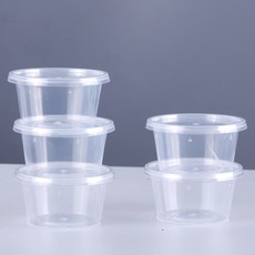 적재형 원형 미니케이지 타란툴라 파충류 알보관 사육장, 5개, 반투명