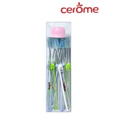 새로미 양면 초극세모 칫솔 9P캡+세라믹칫솔홀더(색상랜덤) 잇몸관리 부드러운모, 1개