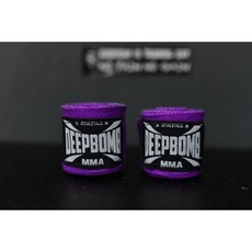 古川小夫 DEEPBOMB 原裝進口 MMA 泰拳 KIMAX 手綁帶 4米 開運紫羅蘭 無彈性, 1個