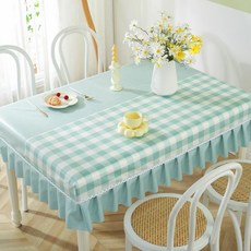 비닐깔판 보호패드 투명매트 책상 커버, AB 버전 그린