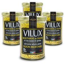 프랑스산 당근라페 저당 홀그레인 머스타드, 4개, 200g