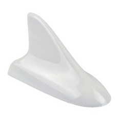 샤크안테나 안테나볼 범용 자동차 상어 지느러미 자동차 라디오 신호 보호 공중 자동차 스타일링 자동차 지붕 장식 스티커베이스, 1)White