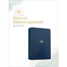 NLT Dayspring Hope & Encouragement Bible (Leatherlike Navy Blue) Imitation Leather, Tyndale House Publishers, English, 9781496452924