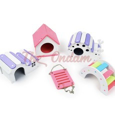 더 온담 햄스터 집 장난감 햄스터집꾸미기세트 햄스터자연주의꾸미기