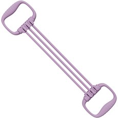 YORI優里 六管拉力器 彈力繩 健身拉力繩 阻力繩 運動器材 居家健身, 1個, 紫色