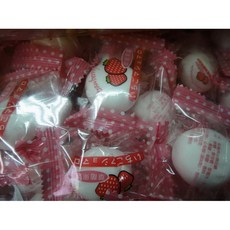 SNS 古早味 1000公克, 1個, 草莓 夾心棉花糖