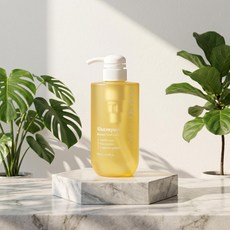 [약산성 쿨링] 유리피부 바나나 토탈 케어 샴푸 500ml 탈모증상완화, 1개