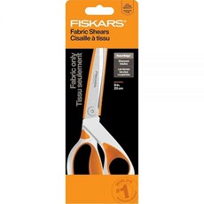 Fiskars RazorEdge 패브릭 가위 - 22.9cm(9인치) 튼튼한 패브릭 가위 SoftGrip 인체 공학적 손잡이 프리미어 등급 스테인리스 스틸 블레이드, RazorEdge 9"