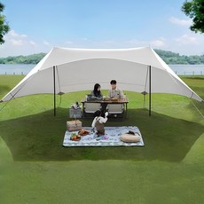 아이라 원터치 신형 블랙코팅 타프 옥스포드 해변 캠핑 삼면 차양