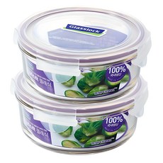 글라스락 퍼플에디션 원형, 2개, 720ml