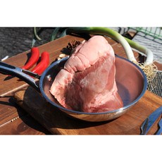 국내산 소염통 반마리분 당일도축 염통구이 소심장 cow heart beef, 1개, 500g, 500g