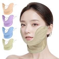 나스카 자외선차단 골프 등산 스포츠 여성 3단 볼마스크, 스킨, 1개