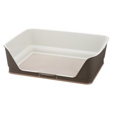 貝果貝果 日本 Richell 圍牆網狀狗便盆 NOW【L650】, 淺粉,大 (宅配通運輸不可), 1個