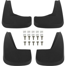 ECCPP 4Pcs 머드가드 스플래시 가드 20102017 쉐보레용 이쿼녹스 2.4L 3.0L 3.6L 머드 플랩 유연하고 구부릴 수 있는, ECCPP 4Pcs 머드가드 스플래시 가드 201020