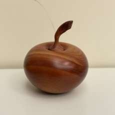 木製蘋果擺件, 龍柏蘋果, 1個