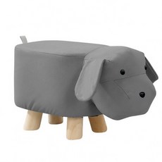 엘루소 애니니 동물스툴 현관 신발장 화장대 인테리어 보조 의자 간이 의자 STOOL, 1개, 그레이 강아지