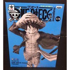 원피스 몽키 D 루피 magazine 피규어 모노크롬 레어 컬러 - 반프레스토