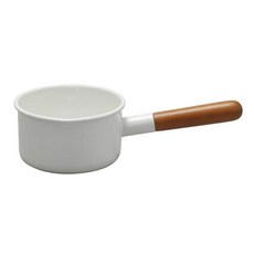 Noda Horo 野田琺瑯 琺瑯單柄牛奶鍋, 奶鍋12cm, 白色