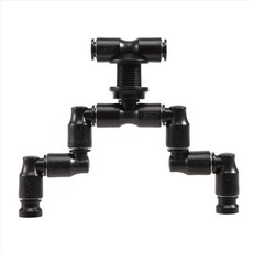 MIUS 파충류 안개 안개 미스트 스프링클러 열대 우림 탱크 360 조절 가능한 수족관 수생 애완 동물 냉각 시스템