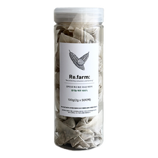 리팜 유기농 여주100% 압력으로 쪄서 볶은 여주차 삼각티백 오픈캡형, 1개, 50개입, 2g