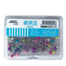 ABEL 力大牌 4506 珠針 豪華盒裝, 1個