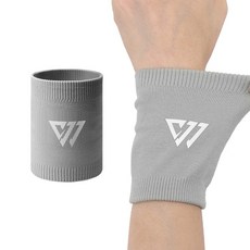 WRELS 가압 니트 스포츠 손목보호대 초경량 흡한 통기성 남녀공용 야외 운동용, 1개, 그레이
