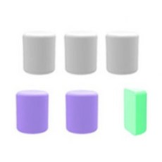 어린이집 재미있는 포도모양 비누 만들기 10인/ 과학용품 방문수업용 어린이과학실험, 1개, 혼합색상