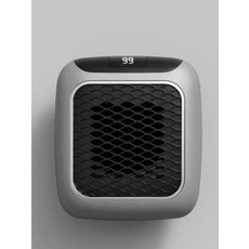 Handy Heater 壁掛迷你暖風機 智能溫控定時小型電暖器, 灰色:美規