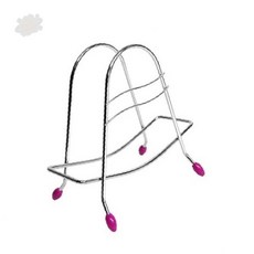 주방 스테인리스 조리도구 뚜껑 받침대 싱크대 정리 수납 거치 선반 프라이팬 냄비, 1개, 상세페이지 참조