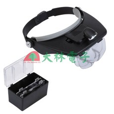 大林電子 Octopus 435.402頭戴式LED放大鏡燈, 1個