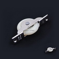[투마누] 레일호차 브이호차 슬라이딩도어롤러 나일론호차 36mm