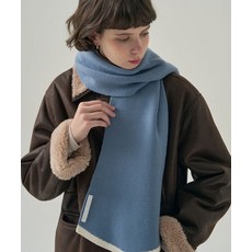 [국내매장정품] 드로우핏 DRAW FIT 우먼 DRAWFIT WOMEN 라인 플레어 골지 니트 머플러 [ENDLESS BLUE] DFWMAC4402EBL 169953