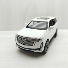 宅米吉 全新盒裝現貨 1:32 凱迪拉克 Escalade 凱雷德 白色 合金 模型車 聲光車 玩具 收藏 交通, 1個