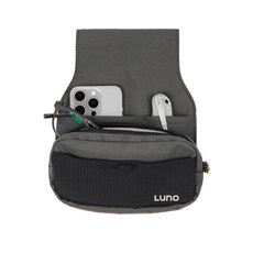 Luno 범용 헤드레스트 오거나이저 - 5개의 포켓이 있는 차량용 보관함 탈착식 MOLLE 파우치 및 맞춤형 보관 | 캠핑 오버랜딩 일상 장비 접근을 위한 모든 차량에 적합, Luno 유니버설 헤드레스트 정리함 - 5개의 포켓,
