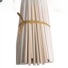대나무 살대 막대기 공예 재료 케이지 대나무 쫄대, 직경 2mm 길이 30cm 100개