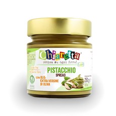 키아레타 피스타치오 스프레드 크림 250g 두바이 초콜릿 만들기 시칠리아산 악마의 잼 엑스트라버진 함유 페이스트, 1개