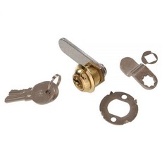 Hardware Essentials 853102 열쇠와 같은 도어 및 유틸리티 캠 잠금 장치 황동 0.6cm(1/4인치) 142672
