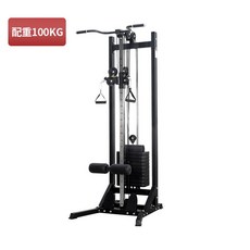 롱풀 시티드로우 케이블머신 운동기구 턱걸이 헬스장 70KG, 양손잡이 알루미늄 풀리+스틸 웨이트 100KG