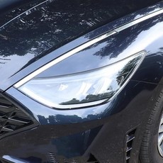 라이트 필름 검정색 보호 투명 멤브레인 자동차 스티커, 1개, 2. 2Pcs Transparent