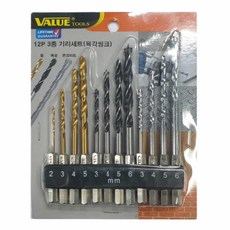 목공 콘크리트 기리 12P 전동드릴비트 금속비트