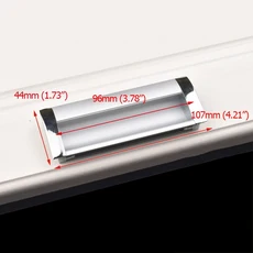 다목적 옷장 창 냉장고 보조 손잡이 하드웨어 자체 접착 문 플라스틱/정신 손잡이 1, DWhite