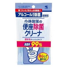 【CHL】小林製藥 家用/商用馬桶座圈消毒清潔劑 可沖式紙巾型, 1個, 外出款(10入/包)