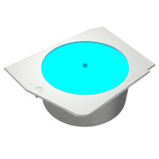 COUGAR FV270 루미너스 로테이팅 플랫폼 화이트, 1개