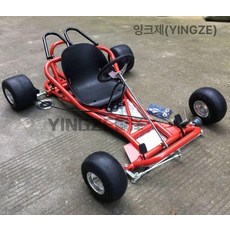 고카트 사륜 DIY 키트 드리프트카 좌석 프레임 레이싱 만들기, 기본 모델명/품번, 1개, 레드