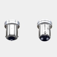 힐링 차량용 고급 LED 램프 깜박이등 브레이크 등 미틍 S25 전구 블루 등전구 부레이크등 더블전구 차량 용품 추천, 1개